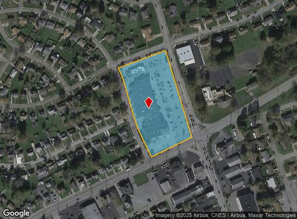  2719 Brodhead Rd, Aliquippa, PA Parcel Map