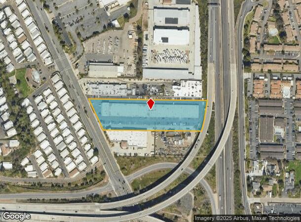  8733 N Magnolia Ave, Santee, CA Parcel Map