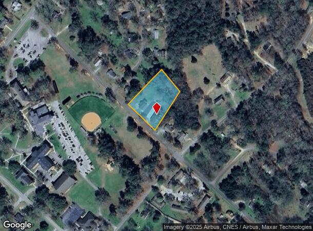 12 Beulah St, Due West, SC Parcel Map