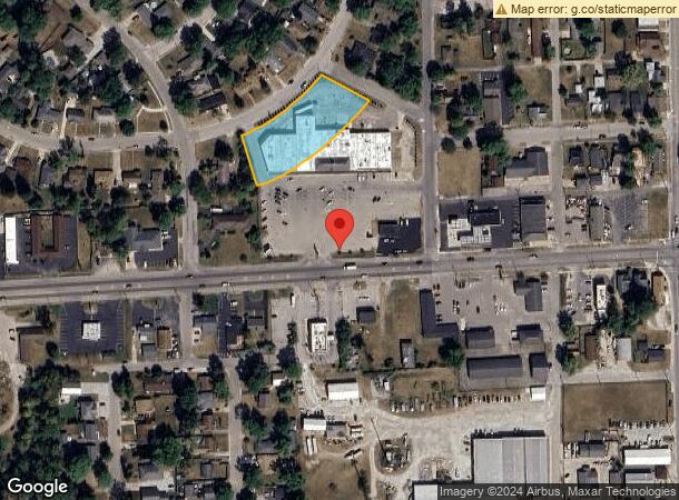  1244 W Main St, Greenfield, IN Parcel Map