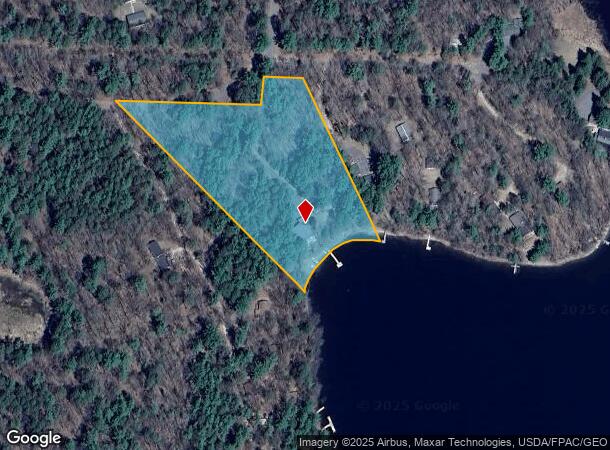  11397 Thiedeman Rd, Woodruff, WI Parcel Map