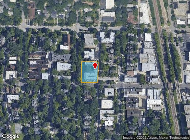 1307 Maple Ave, Evanston, IL Parcel Map