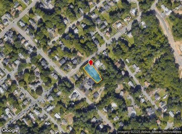  287 Walnut St, Stoughton, MA Parcel Map