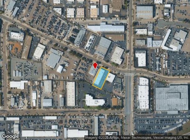 8133 Engineer Rd, San Diego, CA Parcel Map