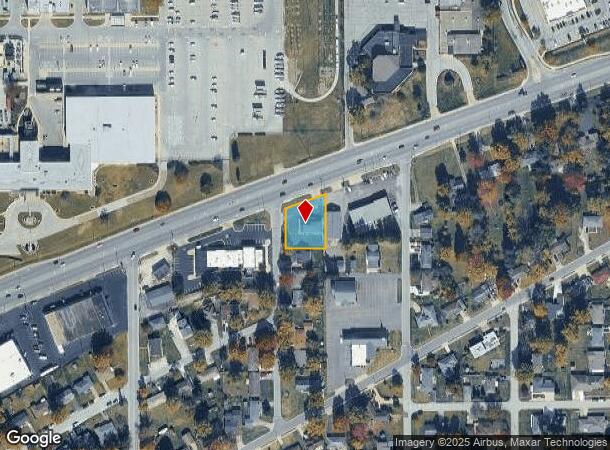  1201 E Main St, Plainfield, IN Parcel Map