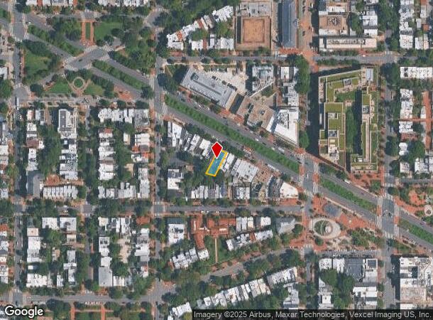  625 Pennsylvania Ave Se, Washington, DC Parcel Map