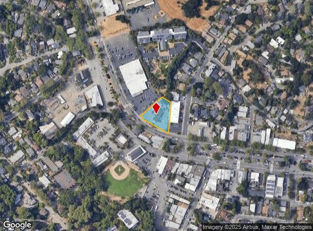  2000 Sir Francis Drake Blvd, Fairfax, CA Parcel Map