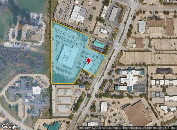 5760 Bryant Irvin Rd, Fort Worth, TX Parcel Map