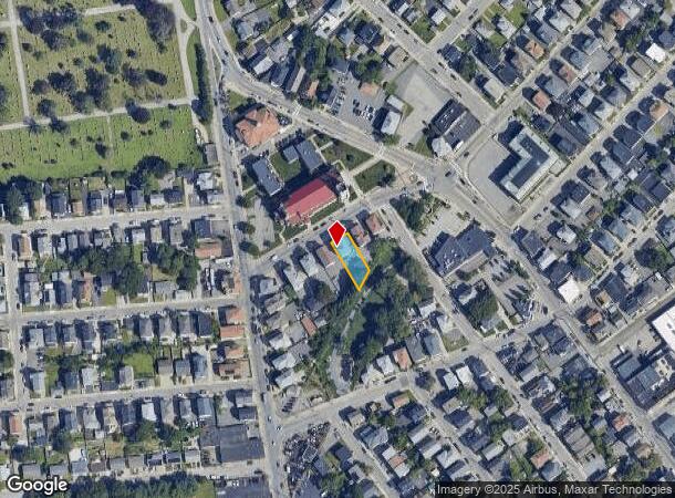  36 W Hunt St, Central Falls, RI Parcel Map
