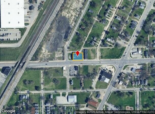  842 W Central Ave, Toledo, OH Parcel Map