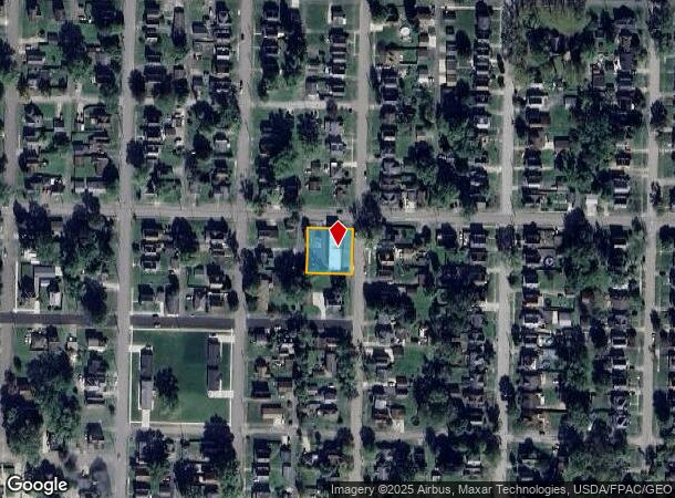  210 Lafayette Ave, Niles, OH Parcel Map