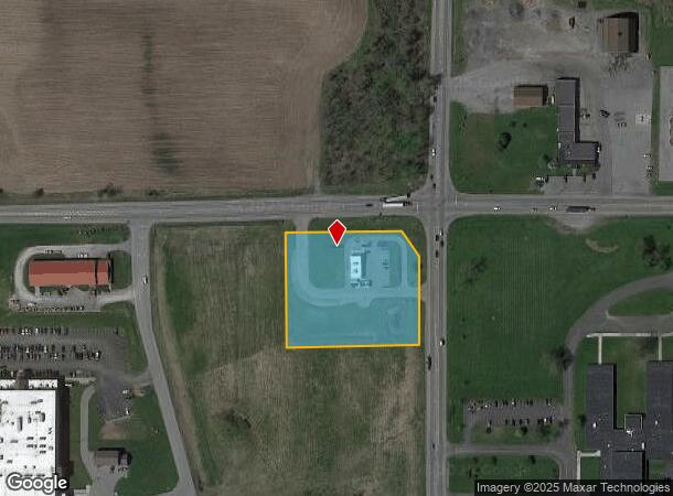  1106 Main Rd, Corfu, NY Parcel Map