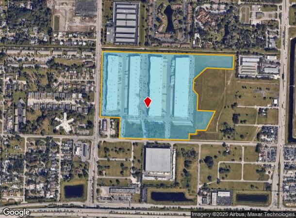  350 N Haverhill Rd, West Palm Beach, FL Parcel Map