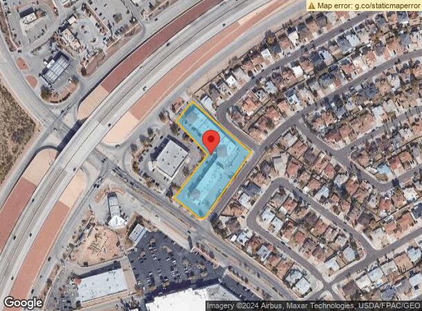  10710 Gateway Blvd N, El Paso, TX Parcel Map