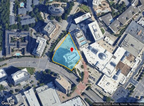 3438 Peachtree Rd Ne, Atlanta, GA Parcel Map