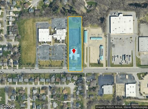  1827 E Ireland Rd, South Bend, IN Parcel Map