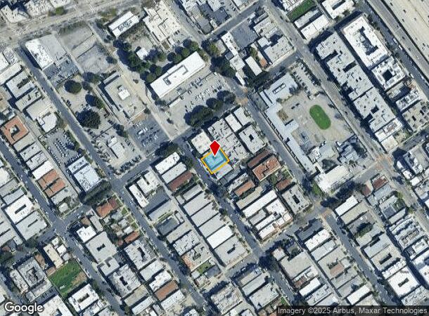  1710 Purdue Ave, Los Angeles, CA Parcel Map