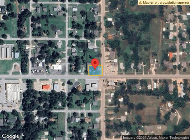  404 N Rangeline St, Tecumseh, OK Parcel Map