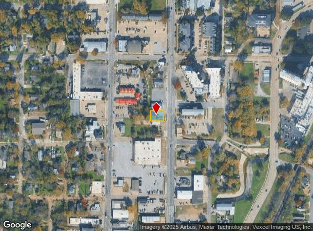  522 S Locust St, Denton, TX Parcel Map