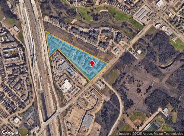 1805 Oates Dr, Mesquite, TX Parcel Map