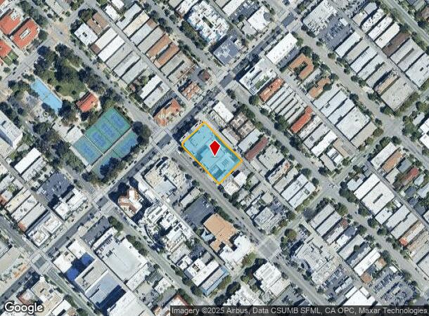  808 Wilshire Blvd, Santa Monica, CA Parcel Map