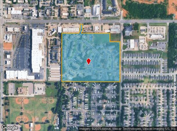 1920 E 2Nd St, Edmond, OK Parcel Map