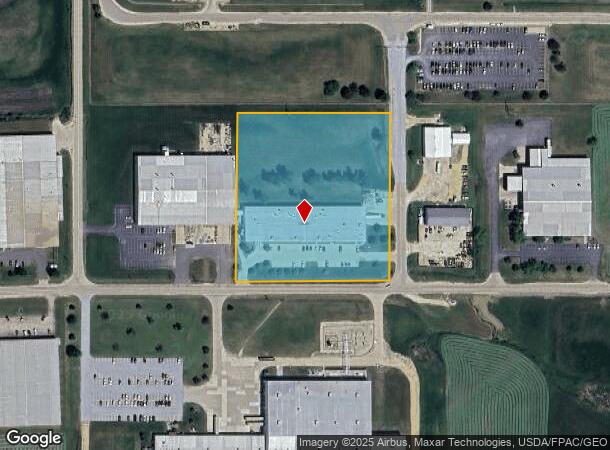  414 E Industrial St, De Witt, IA Parcel Map