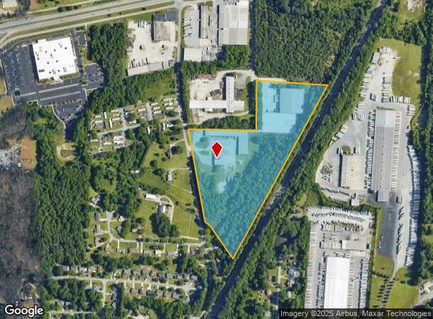  416 Albertson Rd, Thomasville, NC Parcel Map