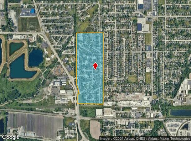  21425 E Lincoln Hwy, Lynwood, IL Parcel Map