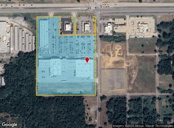  701 W Shawnee Byp, Muskogee, OK Parcel Map