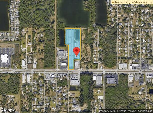  3546 W New Haven Ave, Melbourne, FL Parcel Map