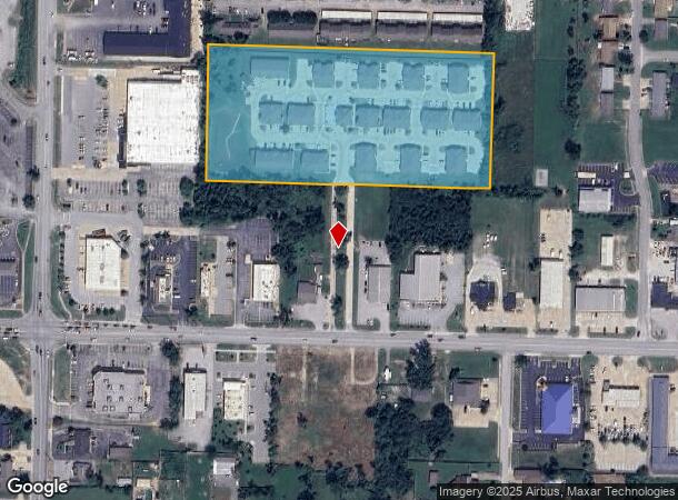 1603 W Walnut St, Rogers, AR Parcel Map