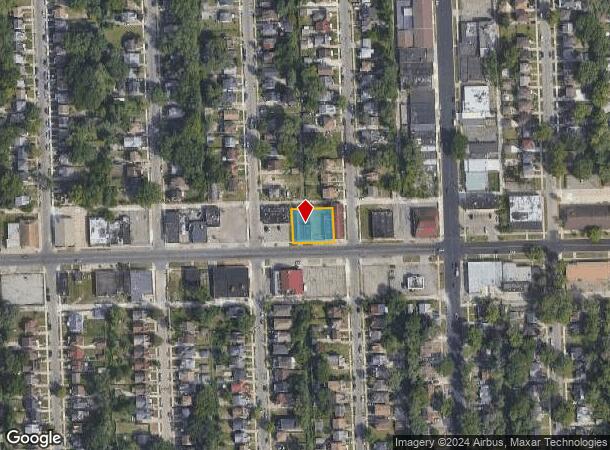  12810 Puritan St, Detroit, MI Parcel Map