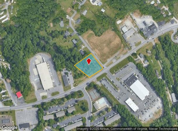  2100 Lakeside Dr, Lynchburg, VA Parcel Map