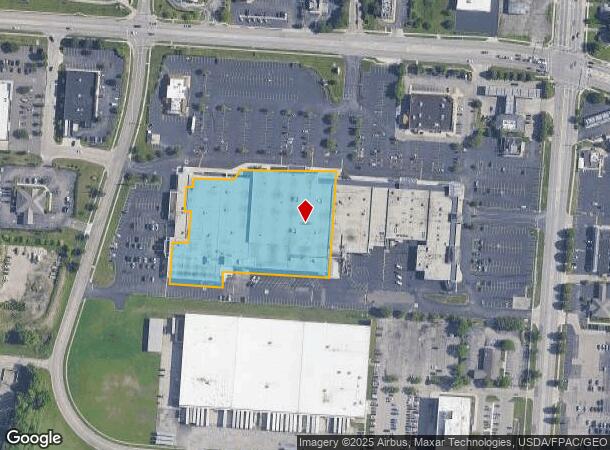  1817 Woodman Center Dr, Dayton, OH Parcel Map