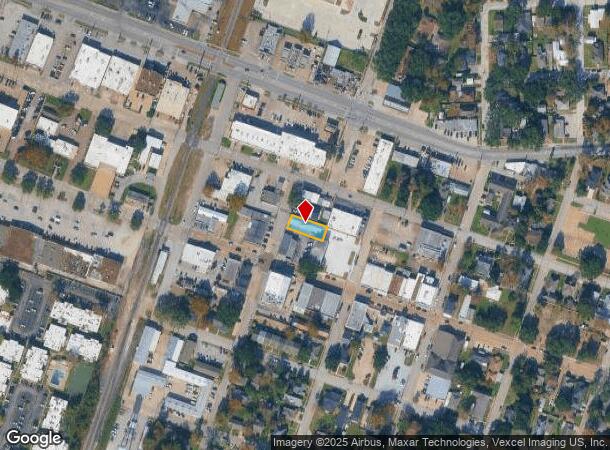  110 N Avenue A, Humble, TX Parcel Map