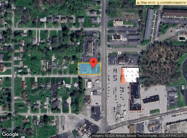  3516 S Meridian Rd, Youngstown, OH Parcel Map