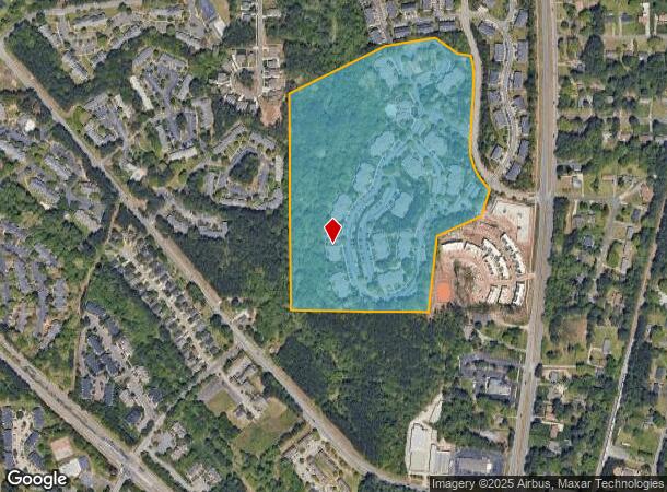  2850 Courtney Creek Blvd, Durham, NC Parcel Map