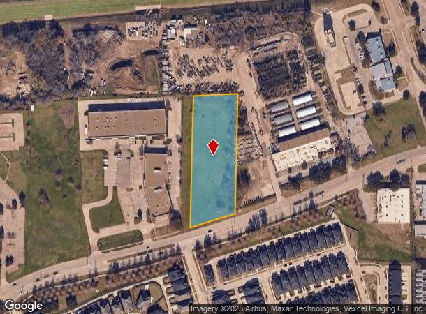 1721 Valley View Ln, Dallas, TX Parcel Map