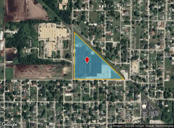  900 N D St, Elwood, IN Parcel Map