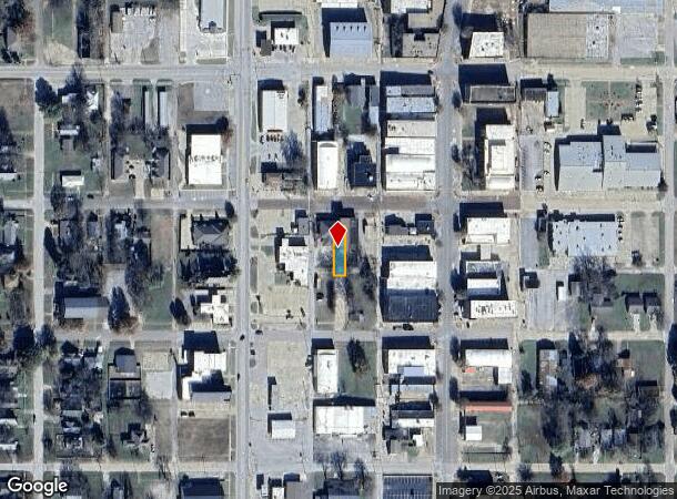  118 W 2Nd St, Wewoka, OK Parcel Map