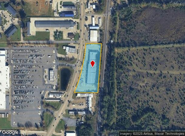 1132 N Pine St, Deridder, LA Parcel Map