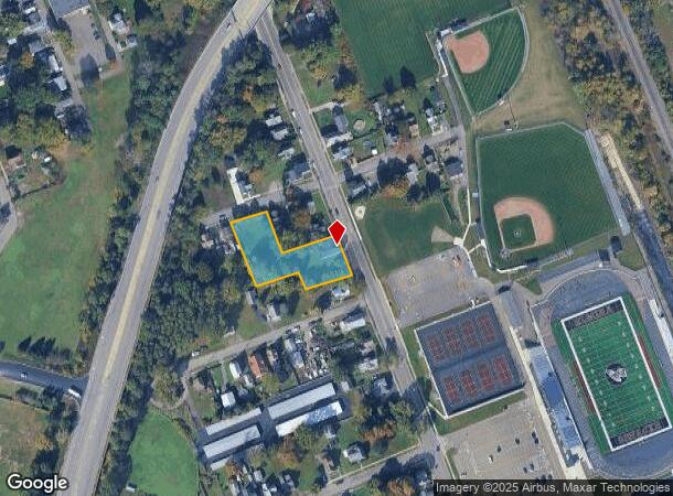  754 S Main St, Elmira, NY Parcel Map