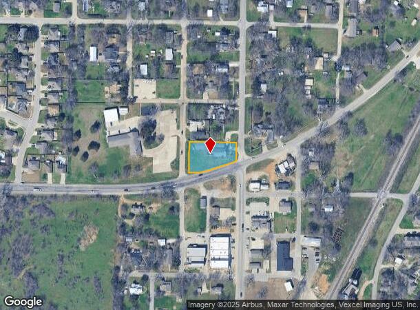 201 N Main St, Aubrey, TX Parcel Map