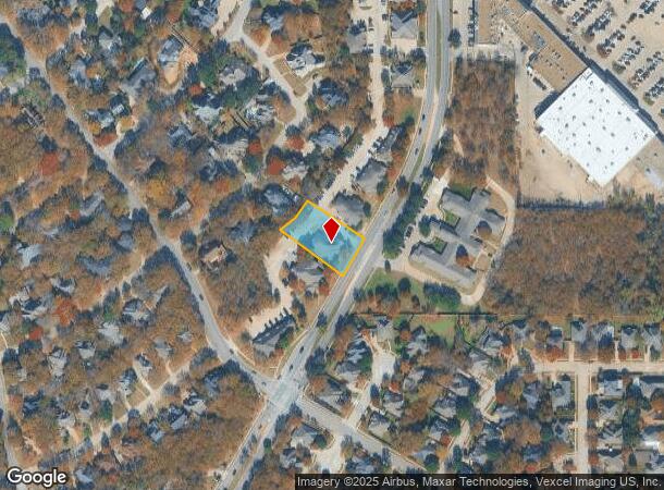 2540 Lillian Miller Pky, Denton, TX Parcel Map