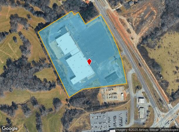  165 S Elm St, Commerce, GA Parcel Map