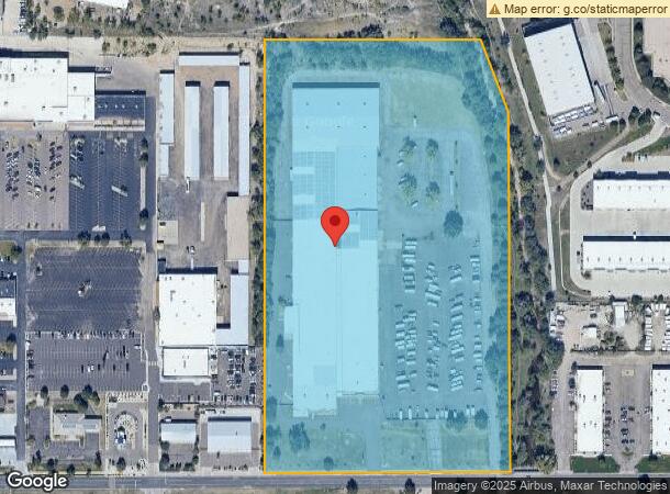  4510 Edison Ave, Colorado Springs, CO Parcel Map