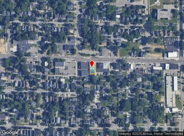 748 Fulton St W, Grand Rapids, MI Parcel Map