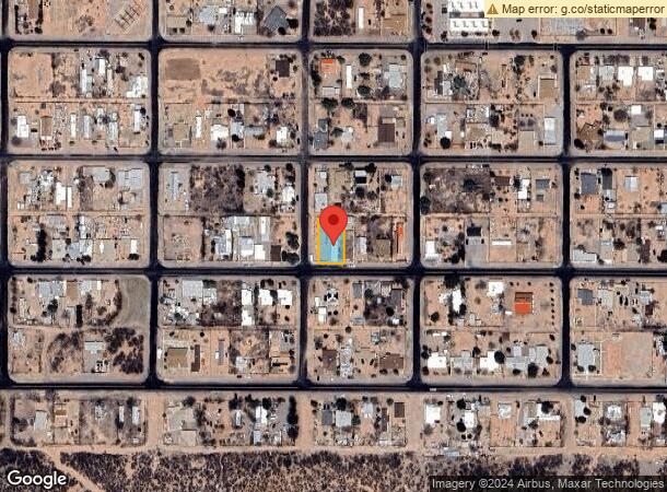  524 W Grace Ave, Pirtleville, AZ Parcel Map