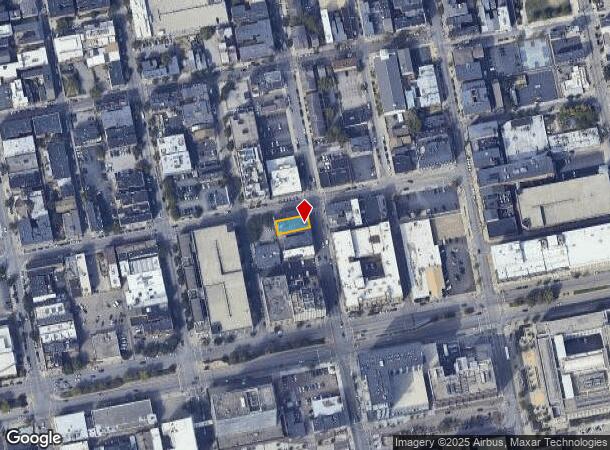 1127 Walnut St, Cincinnati, OH Parcel Map